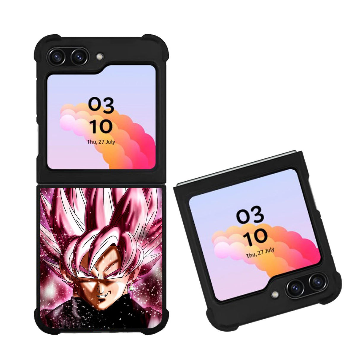 dragon ball super black goku Case Samsung Galaxy Z Flip 5 5G BC1516