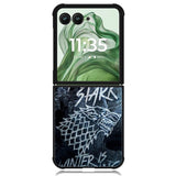 game of thrones Winter is Coming Z5360 Motorola Moto Razr+ Plus 2024/2025 Case, Motorola Razr 50 Ultra/50s Ultra Case