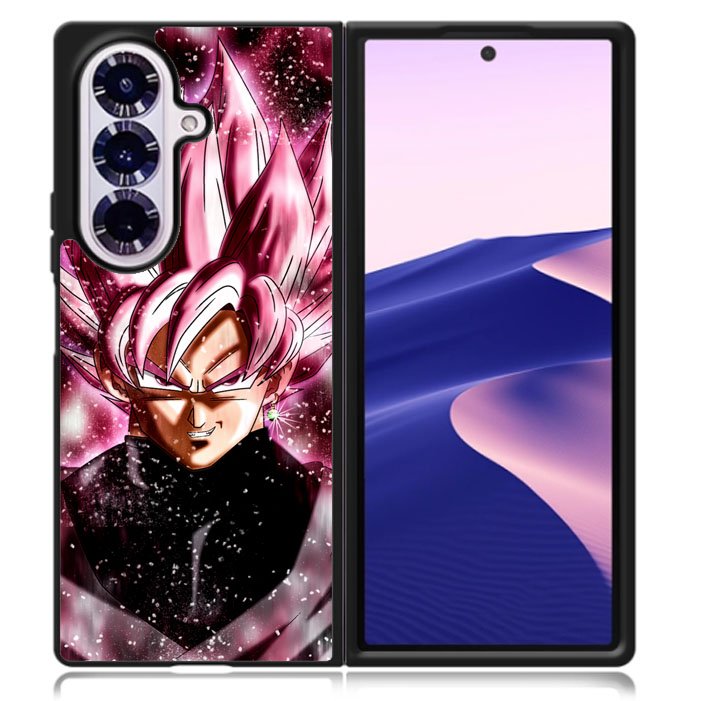 dragon ball super black goku Samsung Galaxy Z Fold 7 5G Case BC1516