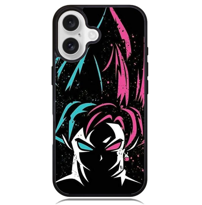 Dragon Ball super son goku black minimalist Z5341 iPhone 16 Plus Case