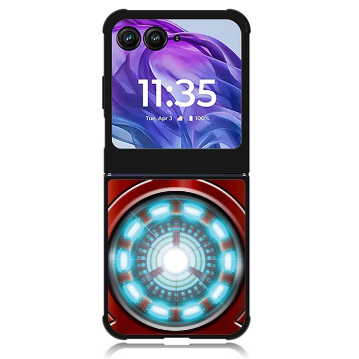 Ironman Armor Arc Reactor Motorola Moto Razr 2024 , Moto Razr 50 Case