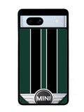 Mini Cooper Style British Racing Black Green Google Pixel 7A Case