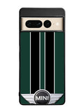 Mini Cooper Style British Racing Black Green Google Pixel 7 Pro Case