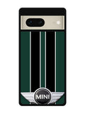 Mini Cooper Style British Racing Black Green Google Pixel 7 Case