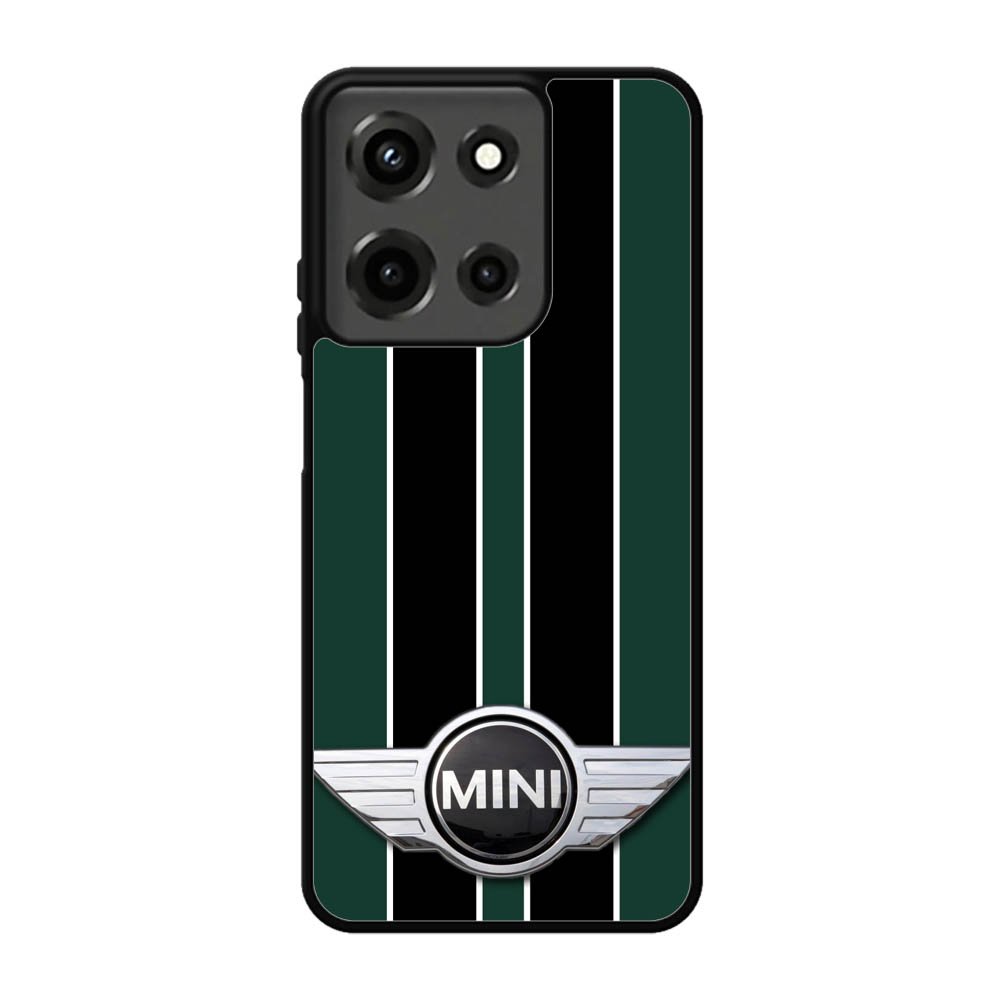 Mini Cooper Style British Racing Black Green Motorola Moto G 5G 2025 Case FE1163