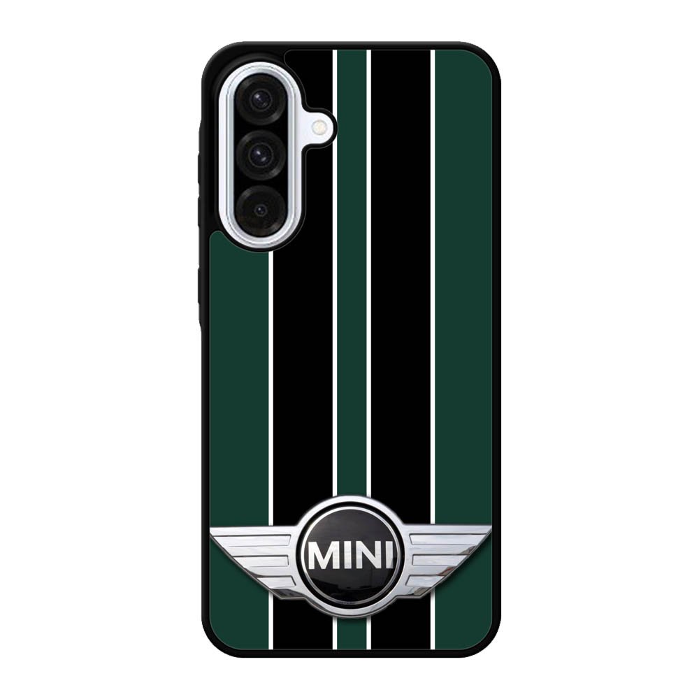 Mini Cooper Style British Racing Black Green Samsung Galaxy A56 Case FE2949