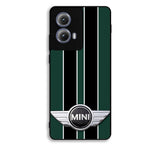 Mini Cooper Style British Racing Black Green Motorola Moto Edge 2024 Case FE7440