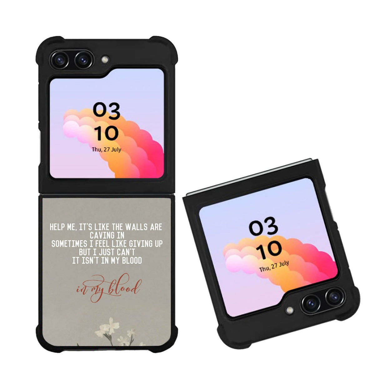 Shawn Mendes In My Blood  lyrics Case Samsung Galaxy Z Flip 5 5G BC1510