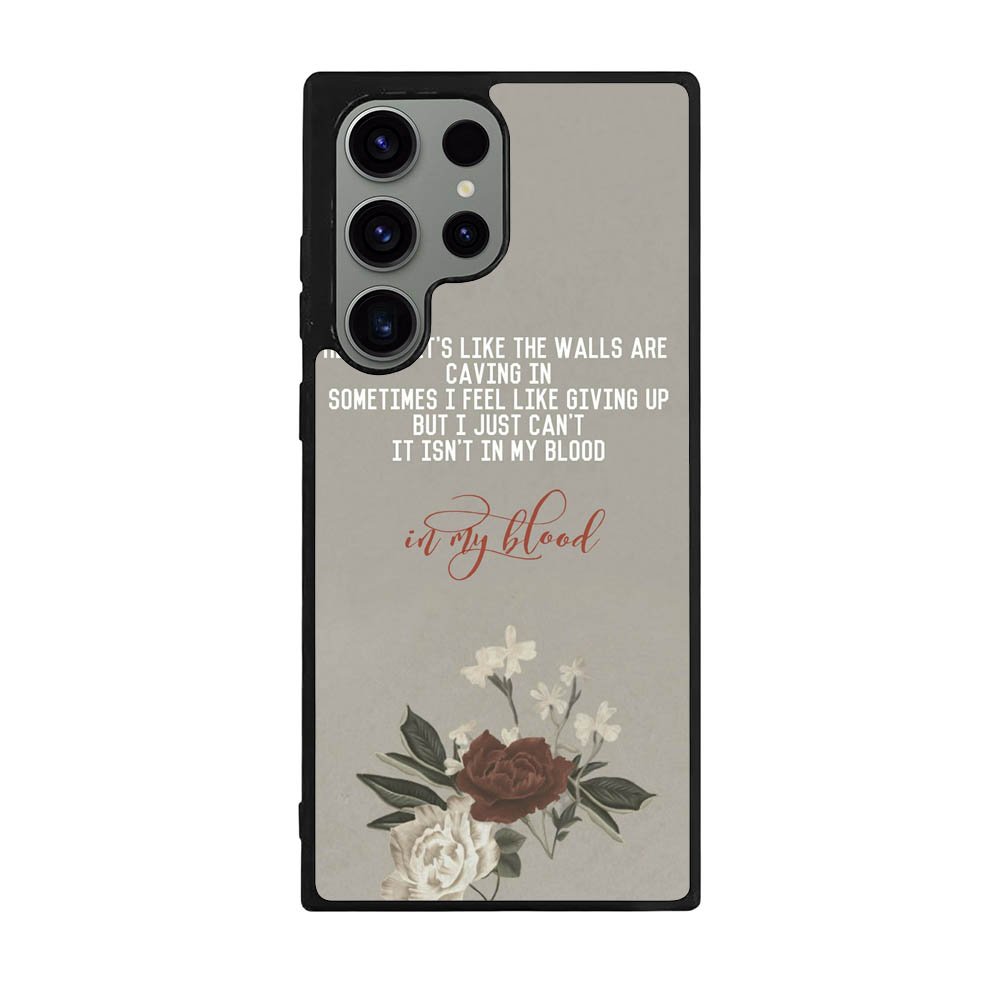 Shawn Mendes In My Blood  lyrics Case Samsung Galaxy S24 Ultra 5G BC1510