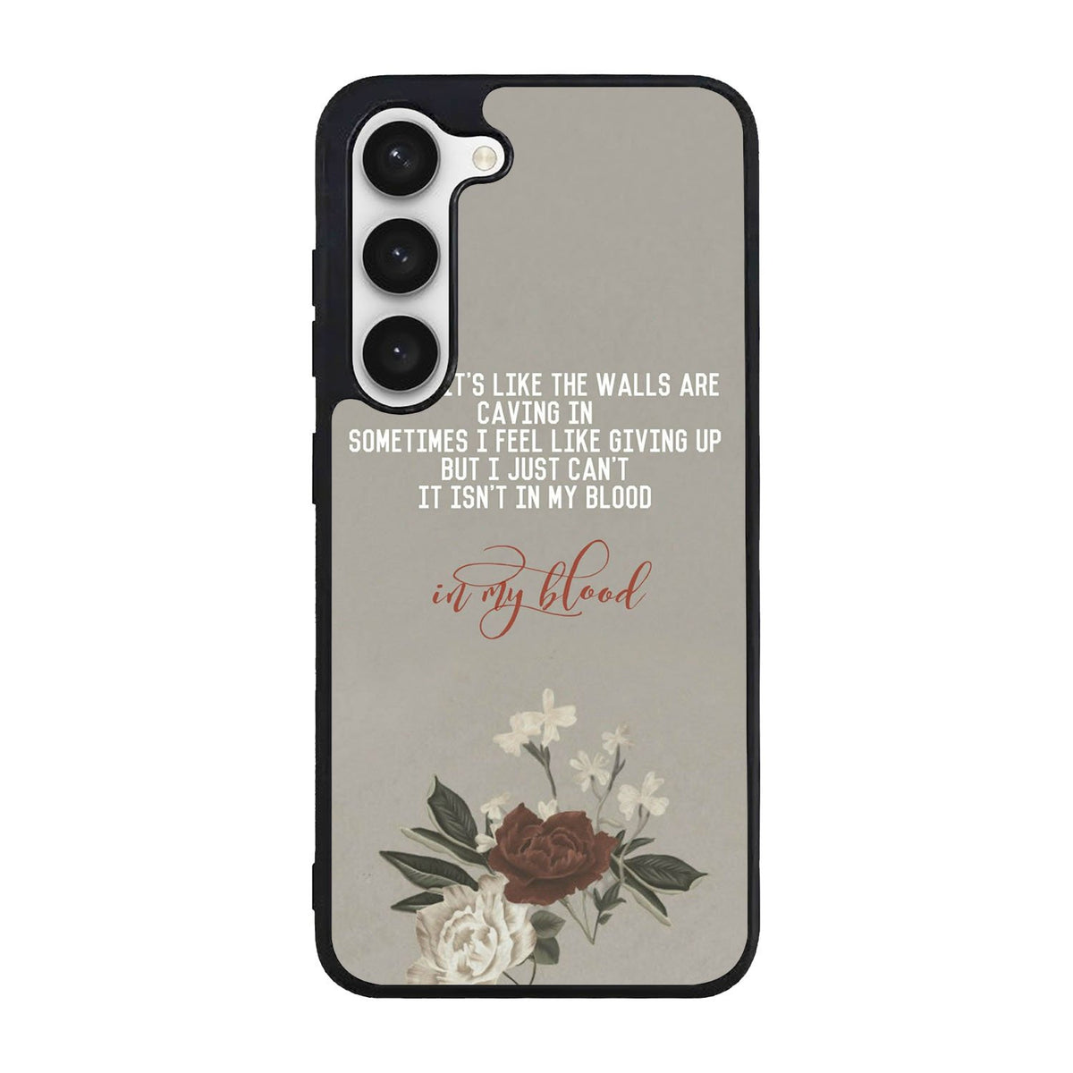 Shawn Mendes In My Blood  lyrics Case Samsung Galaxy S23 FE 5G BC1510