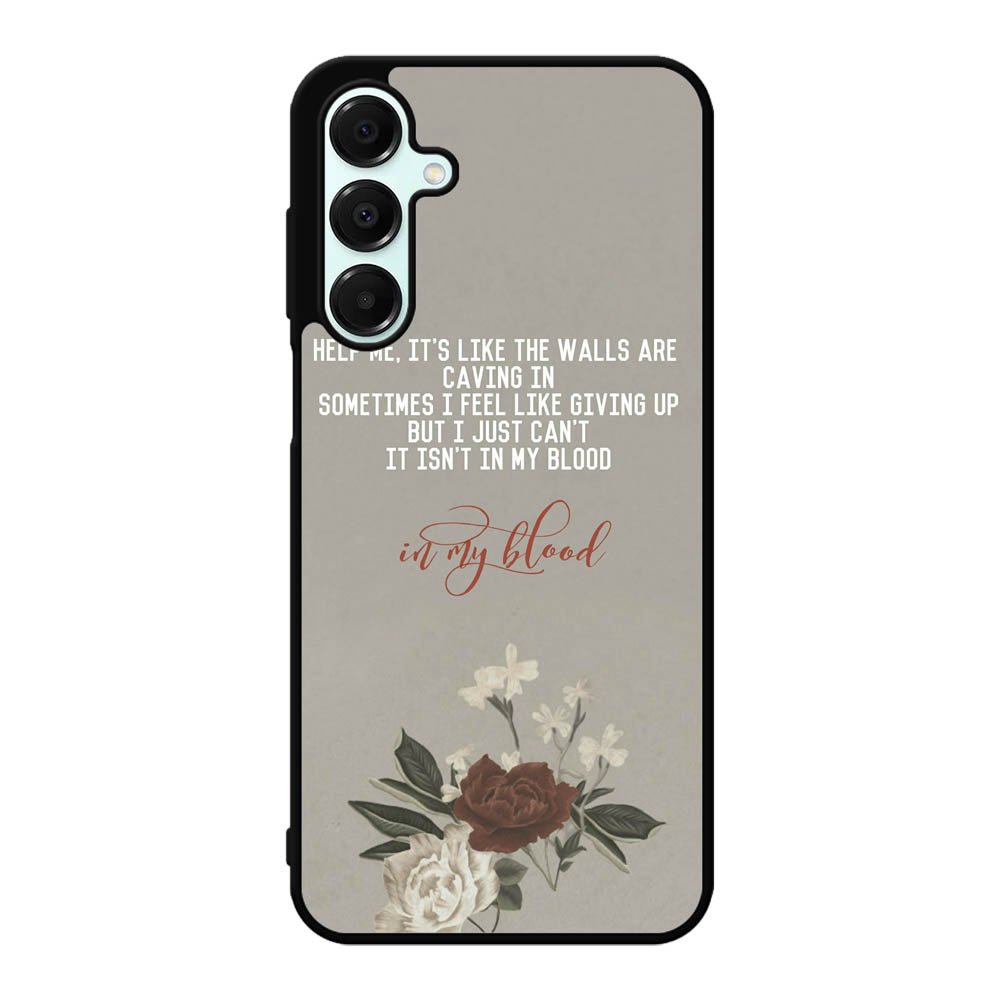 Shawn Mendes In My Blood  lyrics Samsung Galaxy A16 Case BC1510