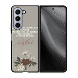 Shawn Mendes In My Blood  lyrics Case Samsung Galaxy z Fold 5 5G BC1510