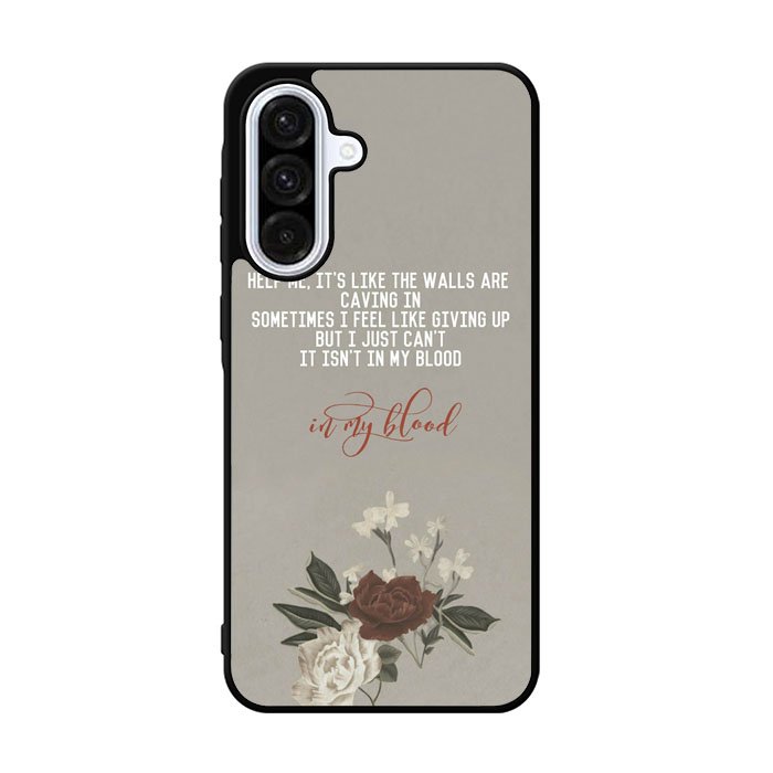 Shawn Mendes In My Blood  lyrics Samsung Galaxy A36 Case BC1510