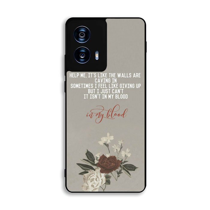 Shawn Mendes In My Blood  lyrics Motorola Moto G Power 5G 2024 Case BC1510