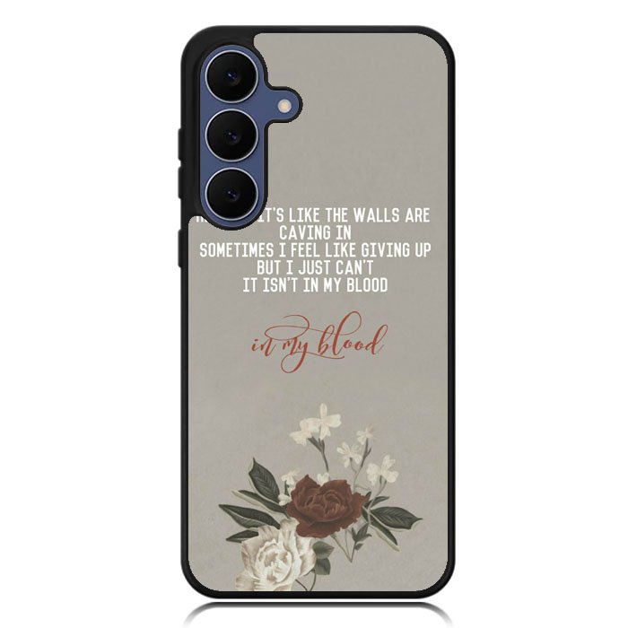 Shawn Mendes In My Blood  lyrics Samsung Galaxy S25 FE Case BC1510