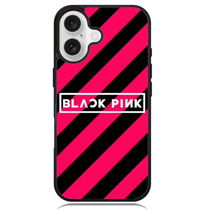 Black Pink Z7113 iPhone 16 Plus Case
