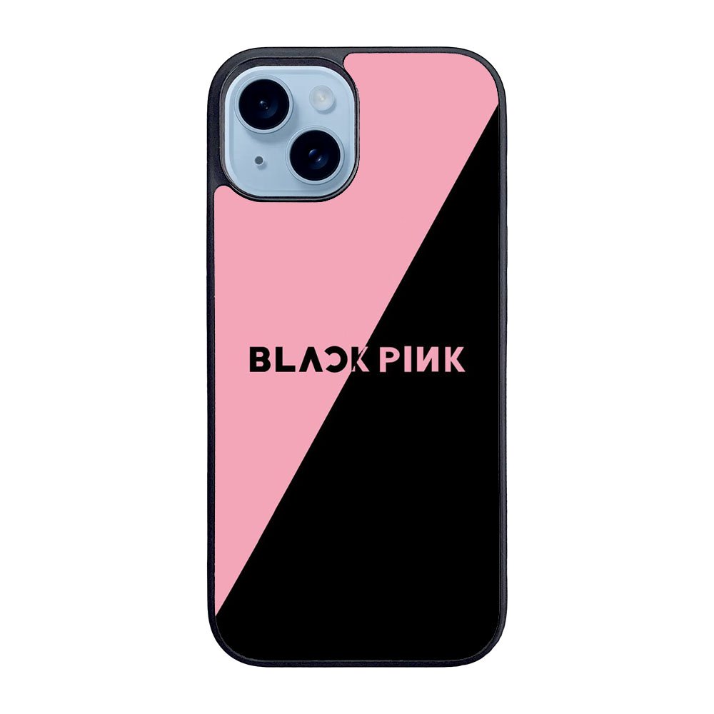 black pink logo Case iPhone 15 BC1509