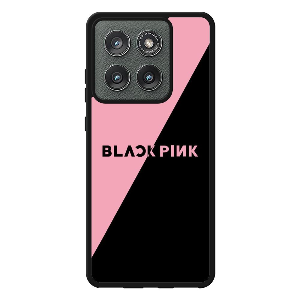 black pink logo Case Motorola Moto Edge 2025 BC1509
