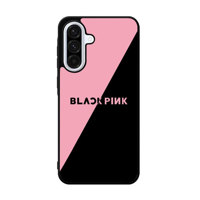 black pink logo Samsung Galaxy A36 Case BC1509