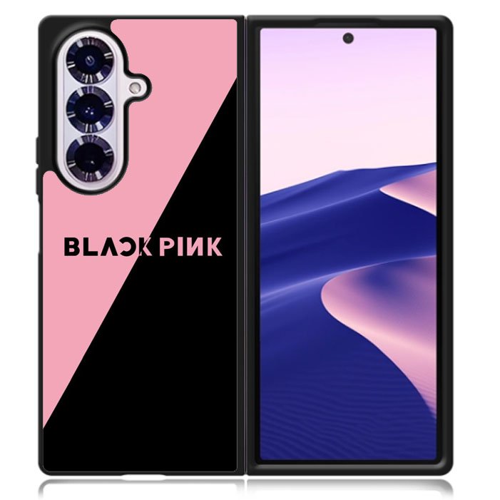 black pink logo Samsung Galaxy Z Fold 7 5G Case BC1509