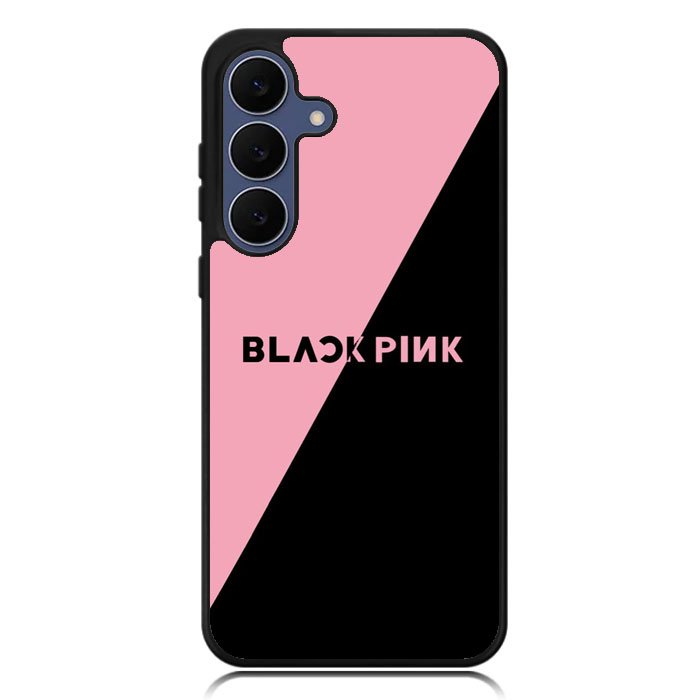 black pink logo Samsung Galaxy S25 FE Case BC1509