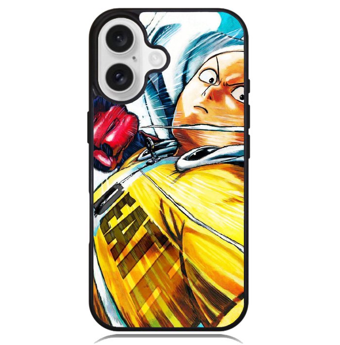 Saitama One Punch Man Anime Case iPhone 16 BC1508