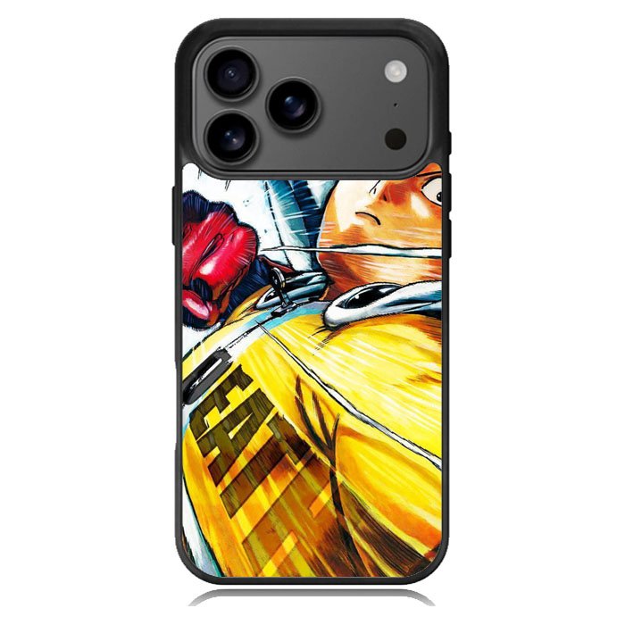 Saitama One Punch Man Anime iPhone 17 Pro Case BC1508
