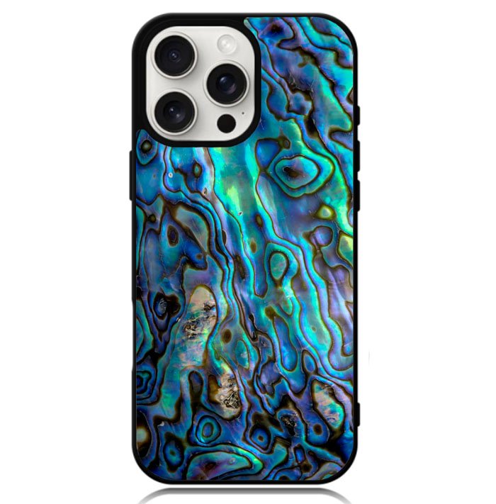 Abalone Shell Holographic Case iPhone 16 Pro Max BC0964