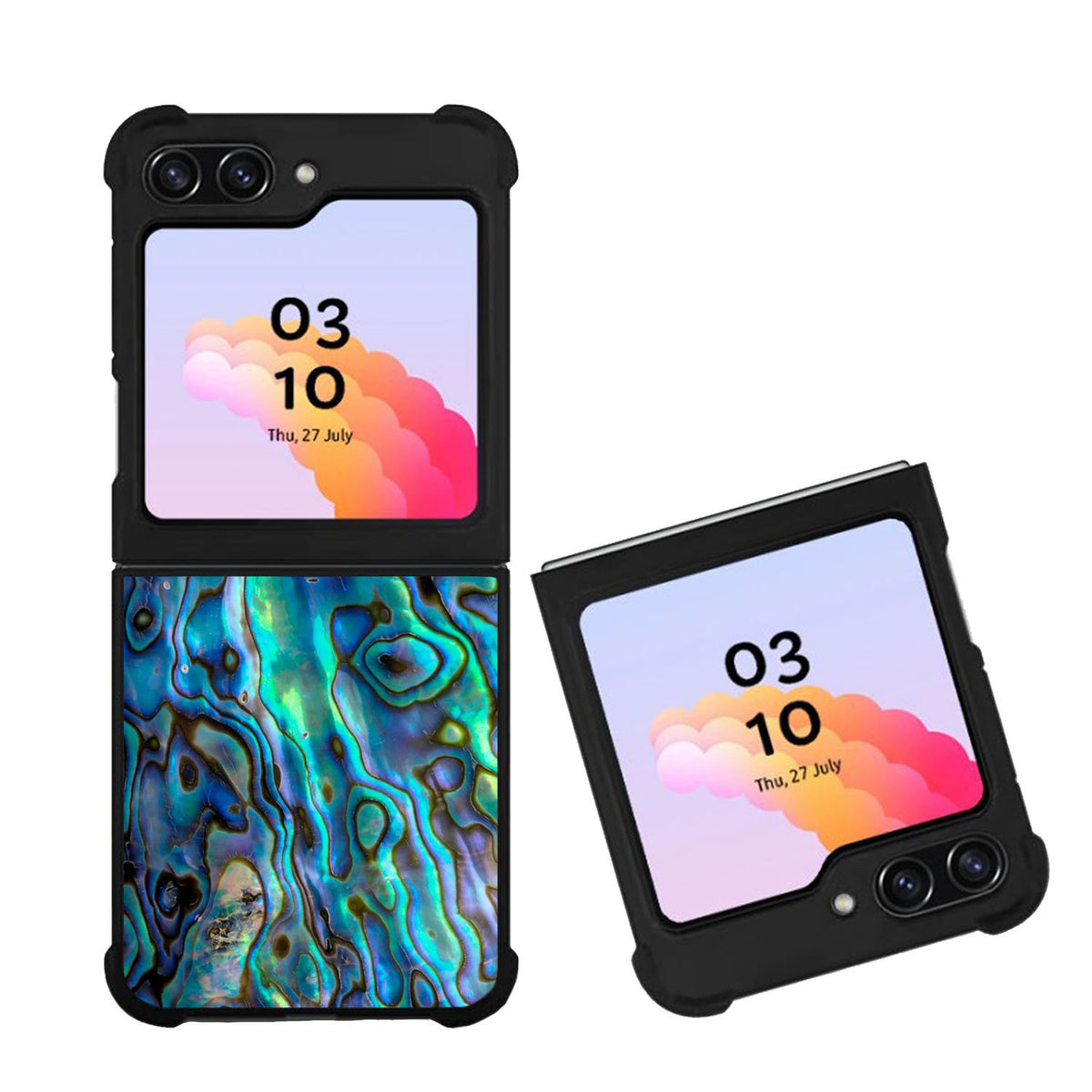 Abalone Shell Holographic Case Samsung Galaxy Z Flip 5 5G BC0964