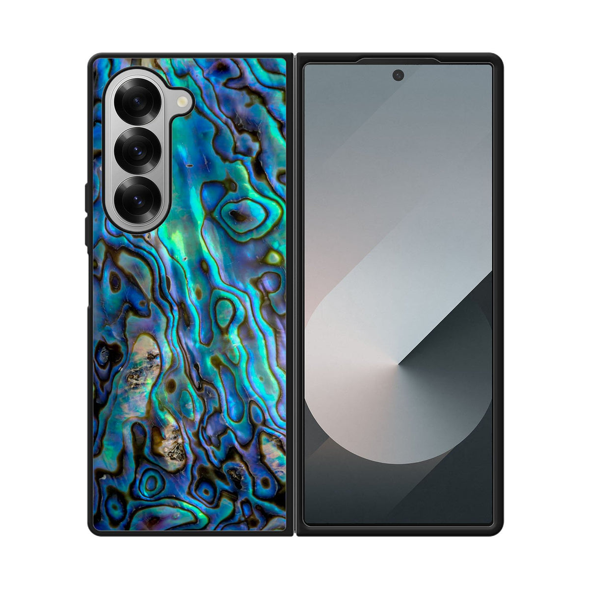 Abalone Shell Holographic Case Samsung Galaxy Z Fold 6 5G BC0964