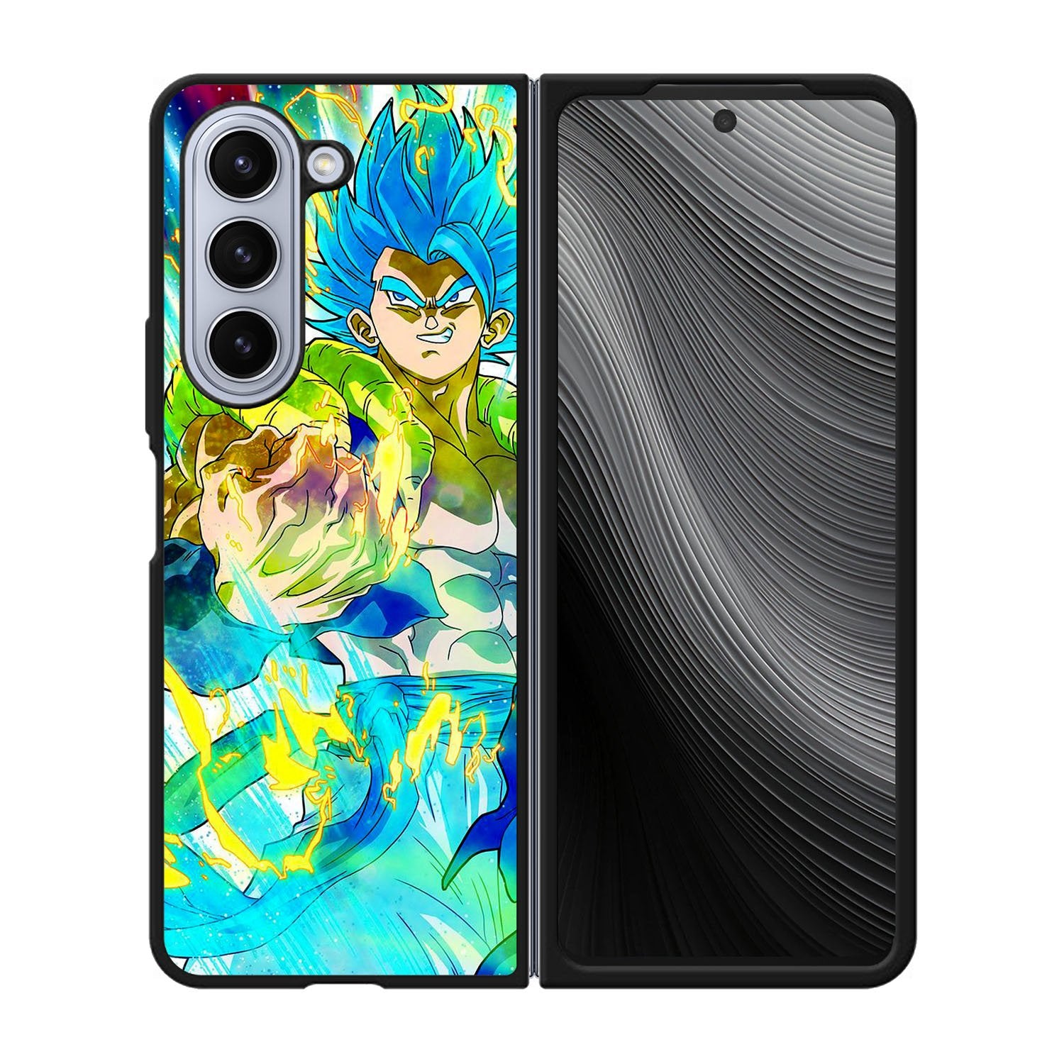 Super Saiyan Gogeta Blue Dragon Ball Super Case Samsung Galaxy z Fold 5 5G BC0966