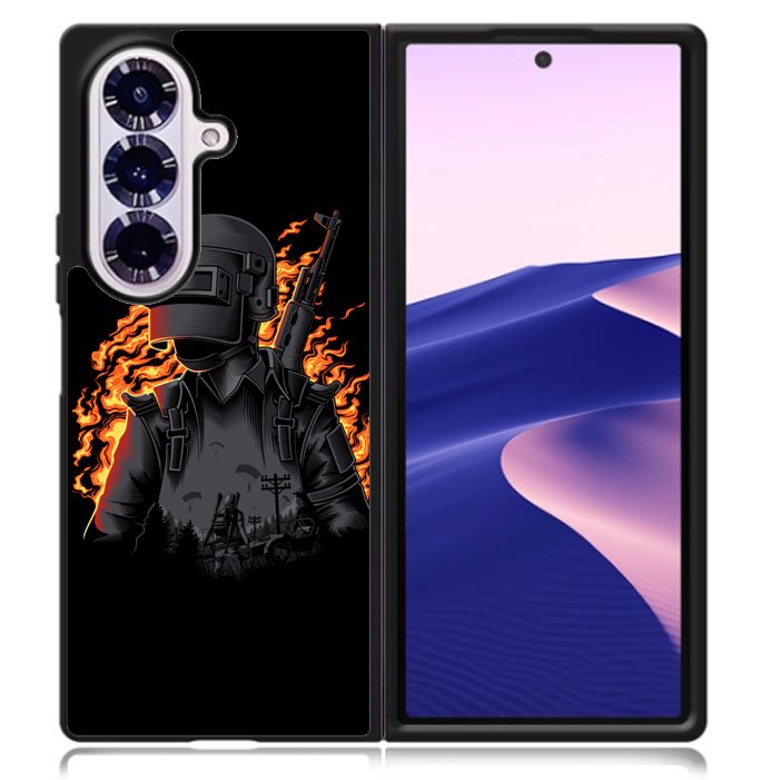player unknown battlegrounds art PUBG  Samsung Galaxy Z Fold 7 5G Case BC0969
