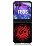 Hellboy Logo Motorola Moto Razr 2024 , Moto Razr 50 Case