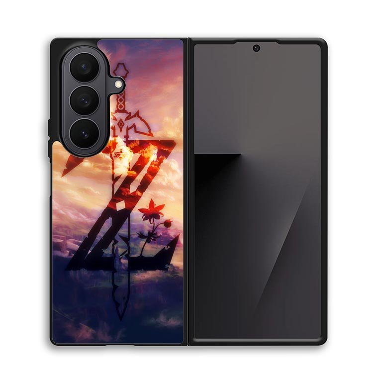 zelda breath of the wild Logo Z4317 Samsung Galaxy Z Fold 7 Case