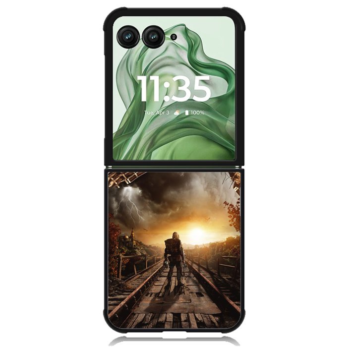 metro exodus Z4320 Motorola Moto Razr+ Plus 2024/2025 Case, Motorola Razr 50 Ultra/50s Ultra Case