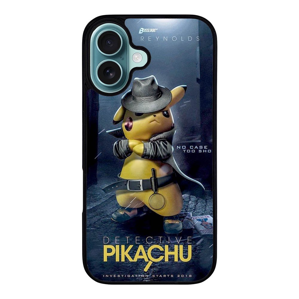 pokemon detective pikachu Case iPhone 16 Plus BC0989