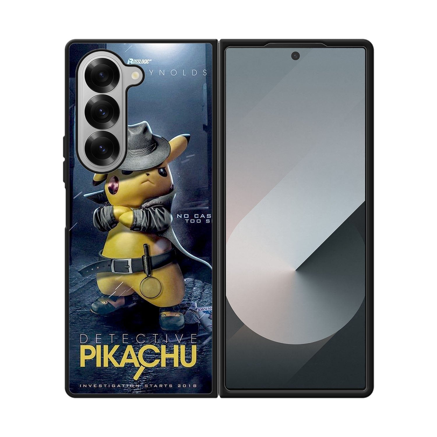 pokemon detective pikachu Case Samsung Galaxy Z Fold 6 5G BC0989