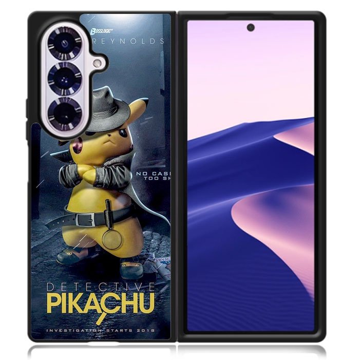 pokemon detective pikachu Samsung Galaxy Z Fold 7 5G Case BC0989
