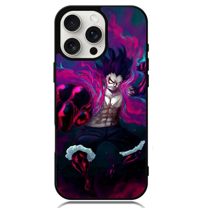 monkey d luffy gear 4 snake man paint Case iPhone 16 Pro BC0996