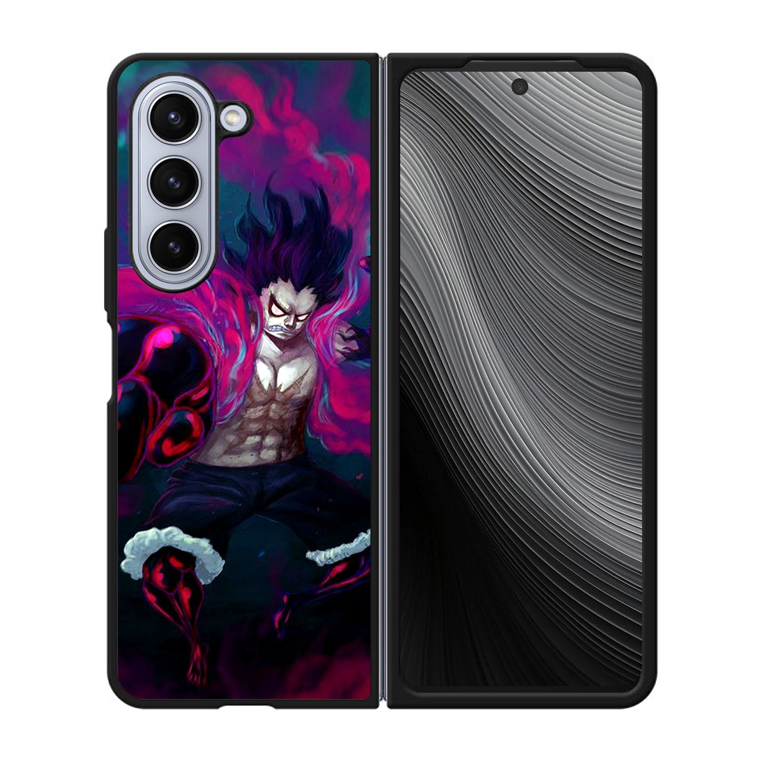 monkey d luffy gear 4 snake man paint Case Samsung Galaxy z Fold 5 5G BC0996
