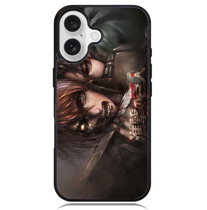 Attack On Titan Season Z4412 iPhone 16 Plus Case