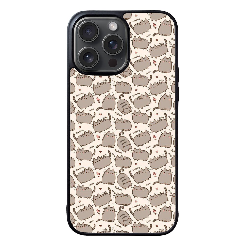 pusheen cat Case iPhone 15 Pro Max BC1001