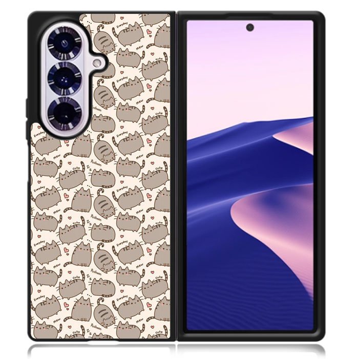 pusheen cat Samsung Galaxy Z Fold 7 5G Case BC1001