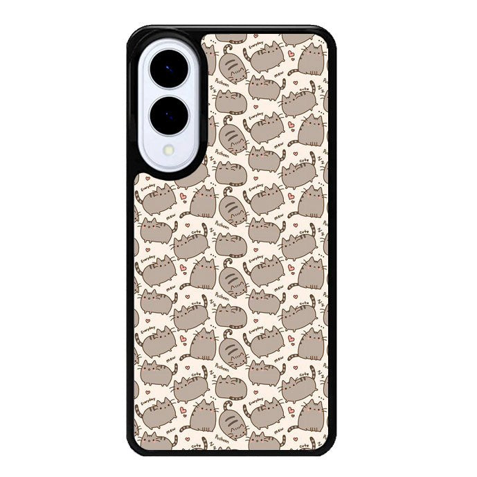 pusheen cat Samsung Galaxy S25 Edge Case BC1001