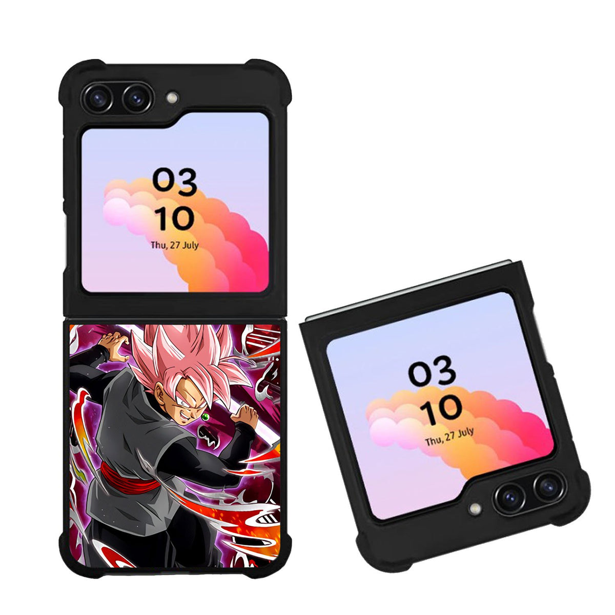 Goku Super saiyan black rose Case Samsung Galaxy Z Flip 5 5G BC1005