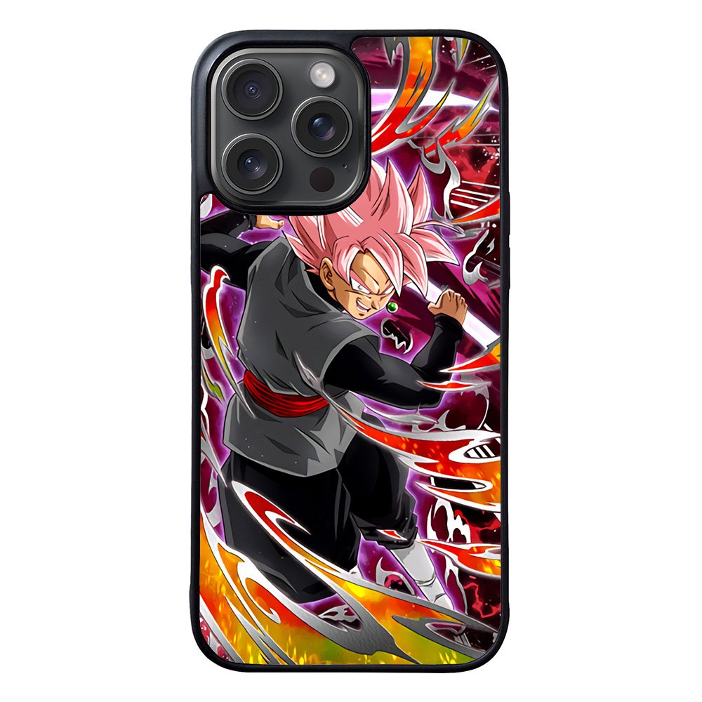 Goku Super saiyan black rose Case iPhone 15 Pro Max BC1005