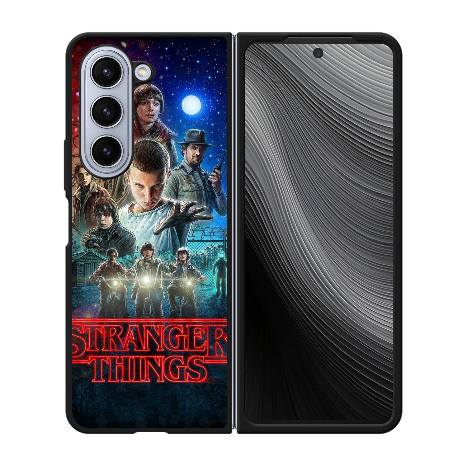 stranger things season 3 Case Samsung Galaxy z Fold 5 5G BC1011