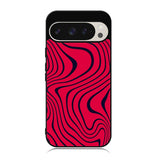 Pewdiepie red and black wavy Case Google Pixel 9 Pro XL BC1021