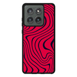 Pewdiepie red and black wavy Case Motorola Moto Edge 2025 BC1021