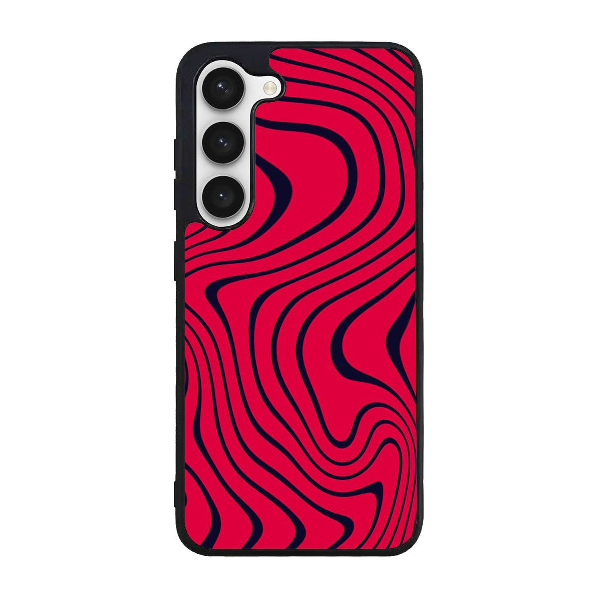 Pewdiepie red and black wavy Case Samsung Galaxy S24 5G BC1021